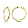 1 Inch Diamond Hoop Earrings 0.86ct 14K Yellow Gold -Outlet Radiant Bijou Store 1 inch diamond hoop earrings 086ct 14k p 44581 ye