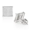 10K White Gold Pave Diamond Stud Earrings 0.27ct 1 10K White Gold Pave Diamond Stud Earrings 0.27ct -Outlet Radiant Bijou Store 10k pave diamond stud earrings 027ct p 41213 wh