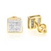 10K Yellow Gold Round Diamond Stud Earrings 6mm 0.18ct -Outlet Radiant Bijou Store 10k yellow gold round diamond stud earrings 018ct p 252 ye