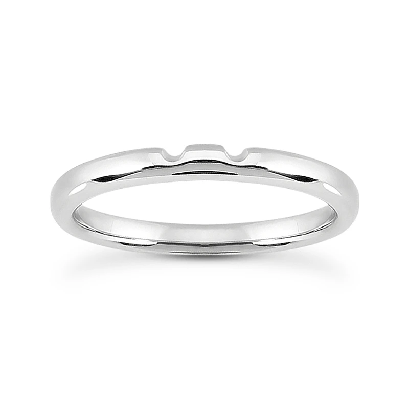 14K White Gold Designer Diamond Engagement Ring Set 0.75ct 6 14K White Gold Designer Diamond Engagement Ring Set 0.75ct - Image 4