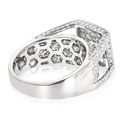 14K White Gold Designer Diamond Ring 2.79ct -Outlet Radiant Bijou Store 14k designer diamond ring 279ct p 41162 backwh