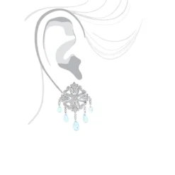 14K White Gold Diamond Chandelier Earrings Blue Topaz 0.64ct -Outlet Radiant Bijou Store 14k diamond chandelier earrings blue topaz 064ct p 22366 bodwh