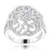14K White Gold Diamond Cluster Ring 1.18ct -Outlet Radiant Bijou Store 14k diamond cluster ring 118ct p 41161 wh