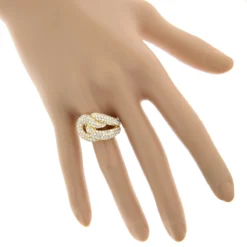 14K Yellow Gold Diamond Fashion Ring For Women 2.30ct -Outlet Radiant Bijou Store 14k diamond fashion ring 230ct p 42072 bodye