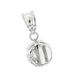 14K White Gold Diamond Flower Pendant 0.50ct -Outlet Radiant Bijou Store 14k diamond flower pendant 060ct p 22547 backwh