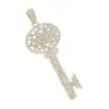 14K Yellow Gold Diamond Key Pendant For Women 1ct -Outlet Radiant Bijou Store 14k diamond key necklace 118ct p 40967 ye