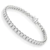 Luxurman 14K White Gold Round Diamond Tennis Bracelet Half Bezel Setting 6ct -Outlet Radiant Bijou Store 14k diamond tennis bracelet half bezel setting 6ct p 22517 wh
