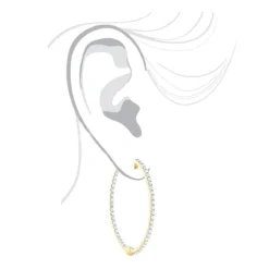 14K Yellow Gold 1 Row Inside Out Diamond Hoop Earrings 3.15ct -Outlet Radiant Bijou Store 14k gold 1 row inside out diamond hoop earrings 315ct p 5996 bodye