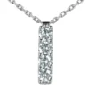14K White Gold 4 Stone Diamond Journey Necklace 0.40ct -Outlet Radiant Bijou Store 14k gold 4 stone diamond journey necklace 040ct p 28011 white 20220426
