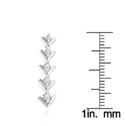 14K White Gold Designer 5 Stone Diamond Journey Pendant 0.25ct 11 14K White Gold Designer 5 Stone Diamond Journey Pendant 0.25ct -Outlet Radiant Bijou Store 14k gold 5 stone diamond journey pendant 025ct p 28125 rulerwh