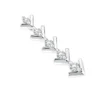 14K White Gold Designer 5 Stone Diamond Journey Pendant 0.25ct -Outlet Radiant Bijou Store 14k gold 5 stone diamond journey pendant 025ct p 28125 wh