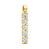 14K Yellow Gold Designer 5 Stone Diamond Journey Pendant 0.50ct -Outlet Radiant Bijou Store 14k gold 5 stone diamond journey pendant 050ct p 28020 ye