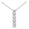 14K White Gold 5 Stone Diamond Journey Pendant 1.50ct -Outlet Radiant Bijou Store 14k gold 5 stone diamond journey pendant 150ct p 28156 white 20220426