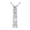 14K White Gold Handmade Unique 5 Stone Diamond Journey Pendant 1ct 2 14K White Gold Handmade Unique 5 Stone Diamond Journey Pendant 1ct -Outlet Radiant Bijou Store 14k gold 5 stone diamond journey pendant 1ct p 28122 white 20220426
