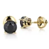 14K Yellow Gold Black Diamond Earrings Prong Set Studs 1.25ct 1 14K Yellow Gold Black Diamond Earrings Prong Set Studs 1.25ct -Outlet Radiant Bijou Store 14k gold black diamond earrings prong set studs 125ct p 6055 ye