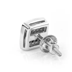 14K White Gold Blue Yellow Diamond Earrings 0.19ct -Outlet Radiant Bijou Store 14k gold blue yellow diamond earrings 019ct p 22298 backwh