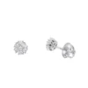 14K White Gold Cluster Flower Diamond Stud Earrings For Women 0.25ct By Luxurman 1 14K White Gold Cluster Flower Diamond Stud Earrings For Women 0.25ct By Luxurman -Outlet Radiant Bijou Store 14k gold cluster flower diamond stud earrings for women 025ct by luxurman mainwh