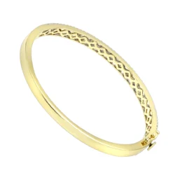 14K Yellow Gold Designer 2 Carat Diamond Bangle Bracelet For Women By Luxurman -Outlet Radiant Bijou Store 14k gold designer 2 carat diamond bangle bracelet for women by luxurman backye