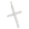 14K White Gold Designer Diamond Cross Pendant 0.42ct -Outlet Radiant Bijou Store 14k gold designer diamond cross pendant 042ct p 6554 wh