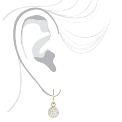 14K Yellow Gold Designer Diamond Earrings 2.04ct Clusters -Outlet Radiant Bijou Store 14k gold designer diamond earrings 204ct clusters bodye