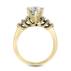 14K White Gold Designer 5-Stone Diamond Engagement Ring 0.68ct 18 14K White Gold Designer 5-Stone Diamond Engagement Ring 0.68ct -Outlet Radiant Bijou Store 14k gold designer diamond engagement ring 068ct p 26577 additional yellow