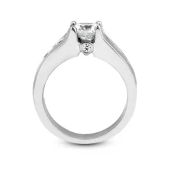 14K White Gold Designer Diamond Engagement Ring 0.88ct -Outlet Radiant Bijou Store 14k gold designer diamond engagement ring 088ct p 25927 additional white