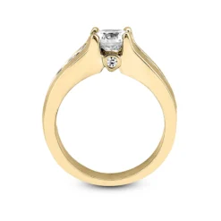 14K White Gold Designer Diamond Engagement Ring 0.88ct -Outlet Radiant Bijou Store 14k gold designer diamond engagement ring 088ct p 25927 additional yellow