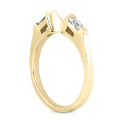 Ultra Thin 14K White Gold Designer Diamond Engagement Ring Band 0.12ct 2mm -Outlet Radiant Bijou Store 14k gold designer diamond engagement ring band 012ct p 23268 back yellow 20220426