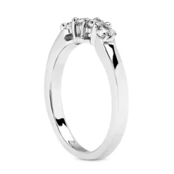 Ultra Thin 14K White Gold Designer Diamond Engagement Ring Band 0.28ct 11 Ultra Thin 14K White Gold Designer Diamond Engagement Ring Band 0.28ct -Outlet Radiant Bijou Store 14k gold designer diamond engagement ring band 028ct p 26381 back white 20220426