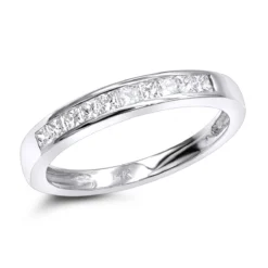 14K Yellow Gold Princess Cut Diamond Engagement Ring Band 0.33ct -Outlet Radiant Bijou Store 14k gold designer diamond engagement ring band 033ct p 25334 wh