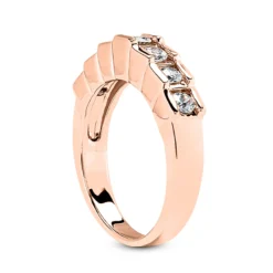 14K White Gold Designer Round Diamond Engagement Ring Band 1.50ct -Outlet Radiant Bijou Store 14k gold designer diamond engagement ring band 150ct p 25979 back rose 20220426