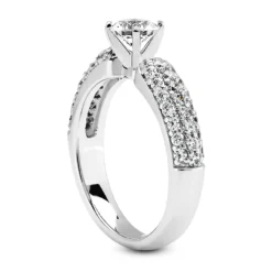14K White Gold Designer Diamond Engagement Ring Set 1.77ct -Outlet Radiant Bijou Store 14k gold designer diamond engagement ring set 177ct p 26360 additional white