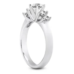 14K White Gold Designer Prong Set Diamond Engagement Ring Set 1ct -Outlet Radiant Bijou Store 14k gold designer diamond engagement ring set 1ct p 26329 additional white