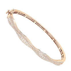 14K White Gold Diamond Bangle Bracelet For Women 1ct By Luxurman 10 14K White Gold Diamond Bangle Bracelet For Women 1ct By Luxurman -Outlet Radiant Bijou Store 14k gold diamond bangle bracelet for women 1ct by luxurman ro