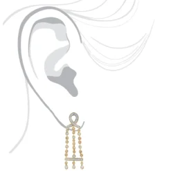 14K White Gold Diamond Chandelier Earrings 0.36ct -Outlet Radiant Bijou Store 14k gold diamond chandelier earrings 036ct p 22320bod