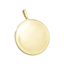 14K Yellow Gold Diamond Circle Medallion Pendant For Women 0.5ct By Luxurman -Outlet Radiant Bijou Store 14k gold diamond circle medallion pendant for women 05ct by luxurman backye