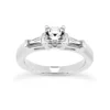 14K White Gold Diamond Engagement Ring 0.70ct -Outlet Radiant Bijou Store 14k gold diamond designer engagement ring 070ct p 25098 white 20220426