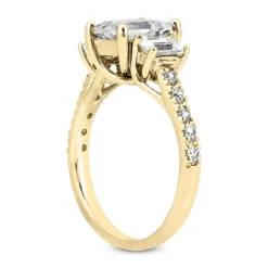14K White Gold Diamond Designer Engagement Ring 1.91ct -Outlet Radiant Bijou Store 14k gold diamond designer engagement ring 191ct p 28929 back yellow