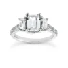 14K White Gold Diamond Designer Engagement Ring 1.91ct -Outlet Radiant Bijou Store 14k gold diamond designer engagement ring 191ct p 28929 white