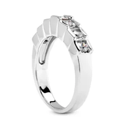 Thin 14K White Gold Diamond Designer Engagement Ring Band 0.56ct -Outlet Radiant Bijou Store 14k gold diamond designer engagement ring band 056ct p 28321 back white 20220426