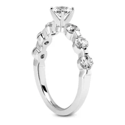 14K White Gold Handmade Diamond Designer Engagement Ring Set 0.89ct 24 14K White Gold Handmade Diamond Designer Engagement Ring Set 0.89ct -Outlet Radiant Bijou Store 14k gold diamond designer engagement ring set 089ct p 28232 additional white