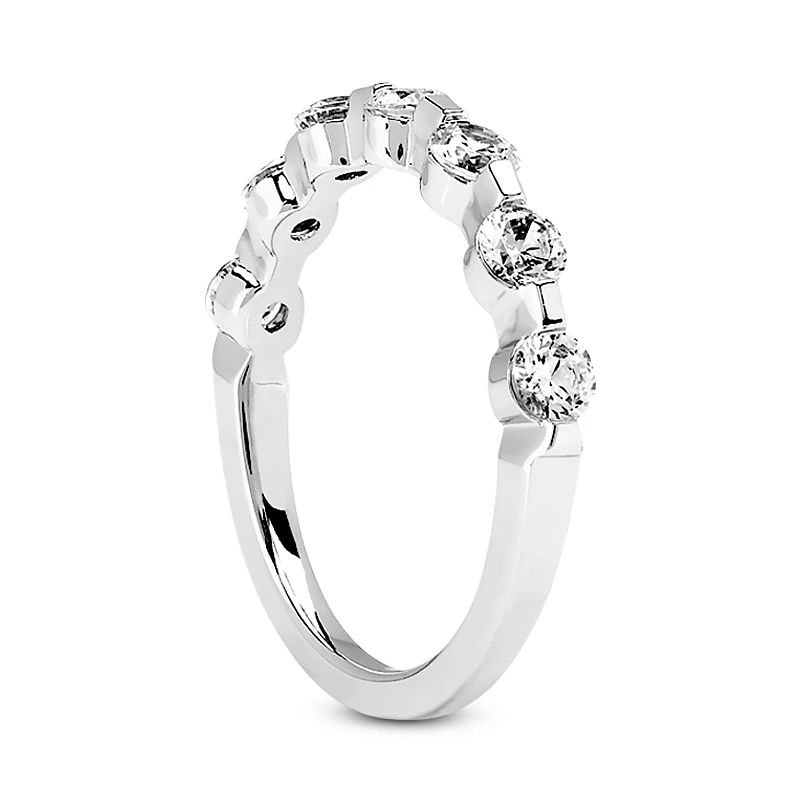 14K White Gold Handmade Diamond Designer Engagement Ring Set 0.89ct 16 14K White Gold Handmade Diamond Designer Engagement Ring Set 0.89ct - Image 14