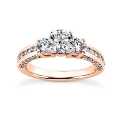 14K White Gold Diamond Designer Engagement Ring Set 1.94ct -Outlet Radiant Bijou Store 14k gold diamond designer engagement ring set 194ct p 28793 back rose