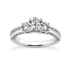 14K White Gold Diamond Designer Engagement Ring Set 1.94ct -Outlet Radiant Bijou Store 14k gold diamond designer engagement ring set 194ct p 28793 back white