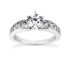 14K White Gold Diamond Designer Engagement Ring Set 2.94ct -Outlet Radiant Bijou Store 14k gold diamond designer engagement ring set 294ct p 28754 back white