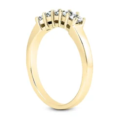 Thin 14K White Gold Diamond Engagement Ring Band 0.50ct -Outlet Radiant Bijou Store 14k gold diamond engagement ring band 050ct p 24676 back yellow 20220426