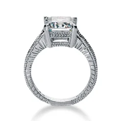 14K White Gold Prong Set Diamond Engagement Ring Mounting 0.10ct -Outlet Radiant Bijou Store 14k gold diamond engagement ring mounting 010ct p 24412 additional white