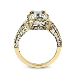 Handmade 14K White Gold Diamond Engagement Ring Mounting 0.55ct -Outlet Radiant Bijou Store 14k gold diamond engagement ring mounting 055ct p 23592 additional yellow