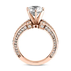 14K White Gold Diamond Engagement Ring Mounting 0.65ct 17 14K White Gold Diamond Engagement Ring Mounting 0.65ct -Outlet Radiant Bijou Store 14k gold diamond engagement ring mounting 065ct p 26590 additional rose
