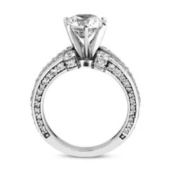 14K White Gold Diamond Engagement Ring Mounting 0.65ct 19 14K White Gold Diamond Engagement Ring Mounting 0.65ct -Outlet Radiant Bijou Store 14k gold diamond engagement ring mounting 065ct p 26590 additional white